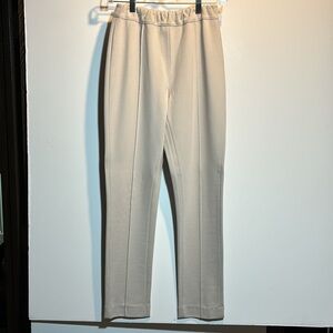 Soft Surroundings Beige Elastic Skinny Stretch Knit Pointe Pants Size XS 25984